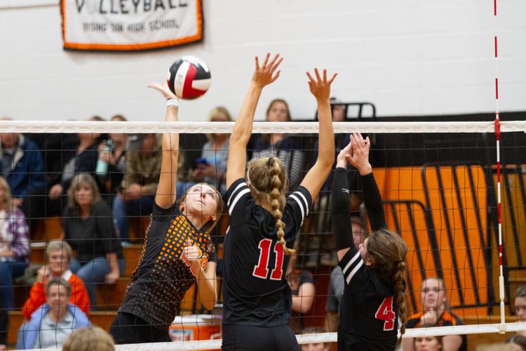 Eagles keep soaring with straight set sweep over Rising Sun Sports
