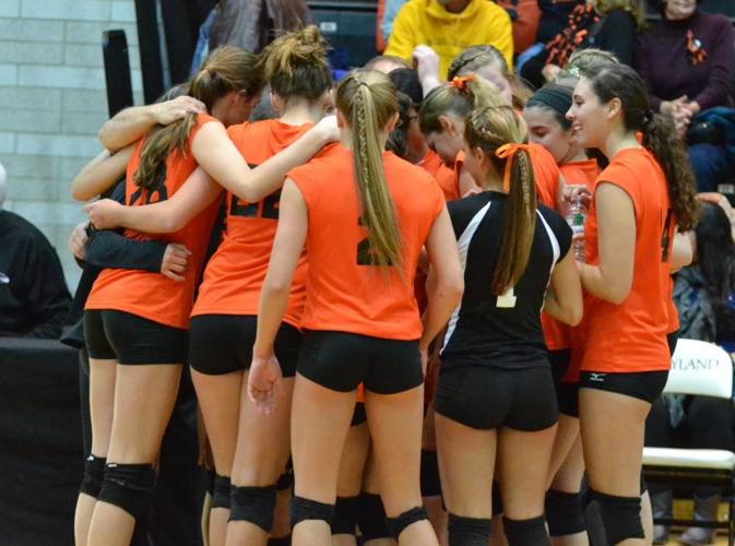 2A State Volleyball semifinal Poolesville Vs. Rising Sun Sports