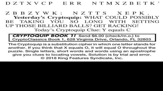081718 Cryptoquip | Cryptoquip | cecildaily.com