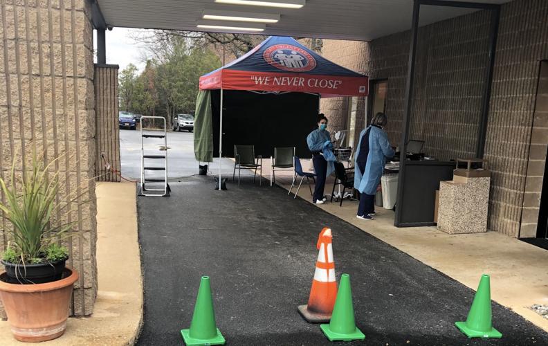 Newark Urgent Care creates outdoor triage area to screen for coronavirus symptoms Emergency