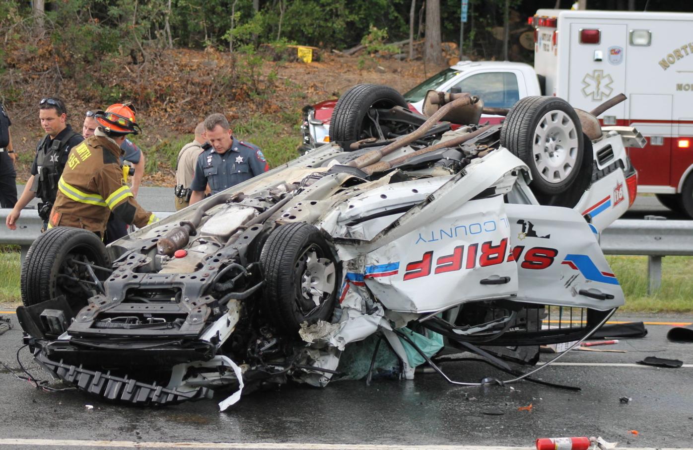 Deputy involved in Route 40 rollover released; other victims stable