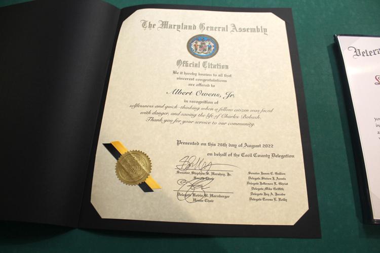 Port Deposit VFW recognizes man for heroic act in 1990 News