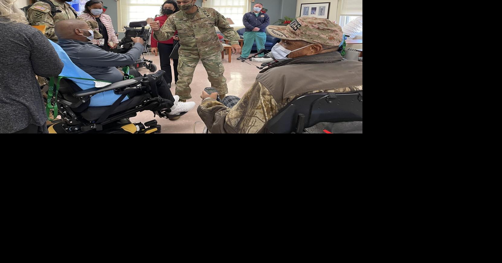 APG Commander Edmondson visits Perry Point veterans | Christmas ...