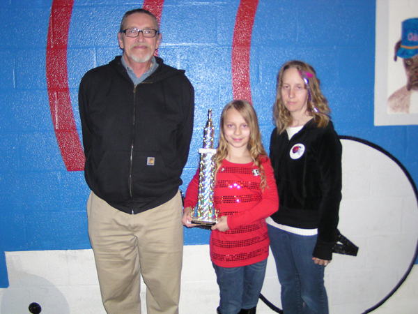 Students check out the CCPS winter chess tournament