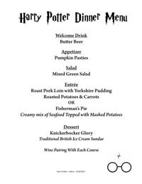 Friends of the CCPL to host Harry Potter-themed dinner ...