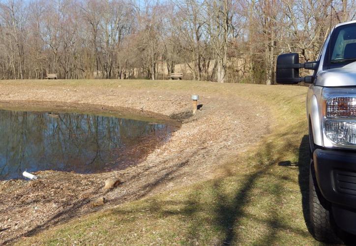 Now repaired, Rising Sun's pond is refilling | Local News | cecildaily.com