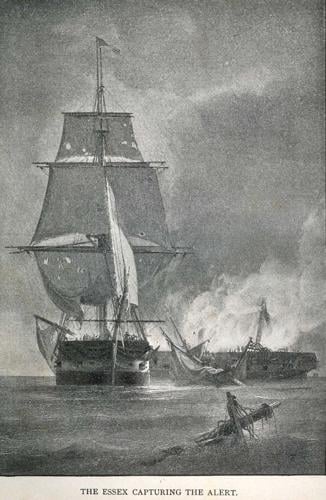 1802 Gibraltar letter American sailor (USS Essex?) to RI, Barbary War
