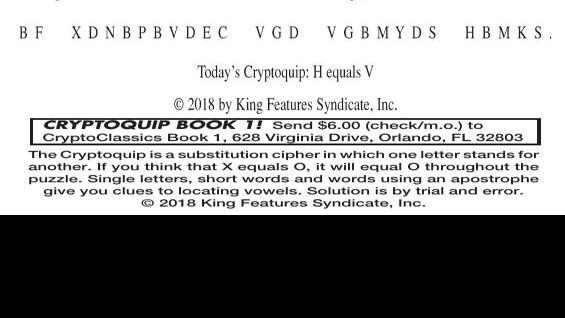 110418 Cryptoquip Cryptoquip Cecildaily Com