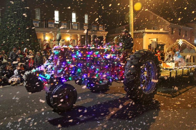 Farm tractors and Christmas collide in Rising Sun parade | News ...