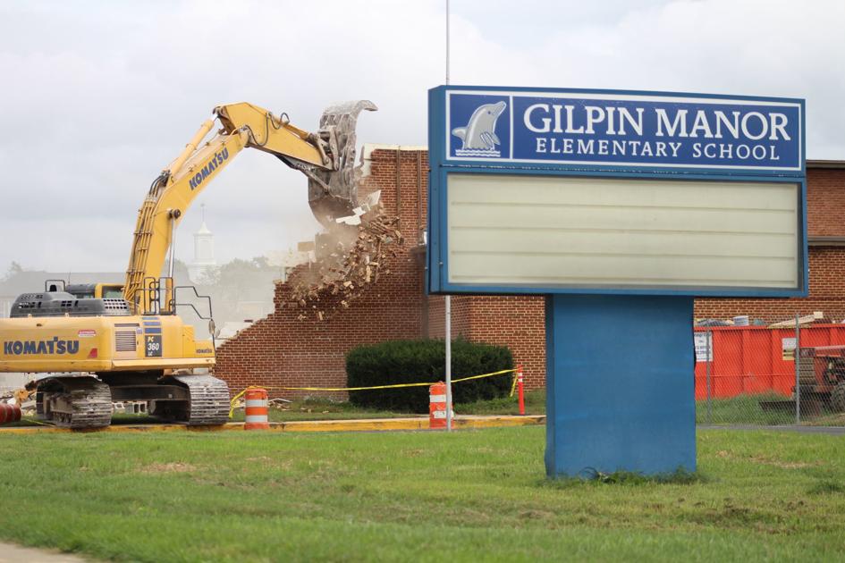 Original Gilpin Manor Elementary razed in Elkton Schools