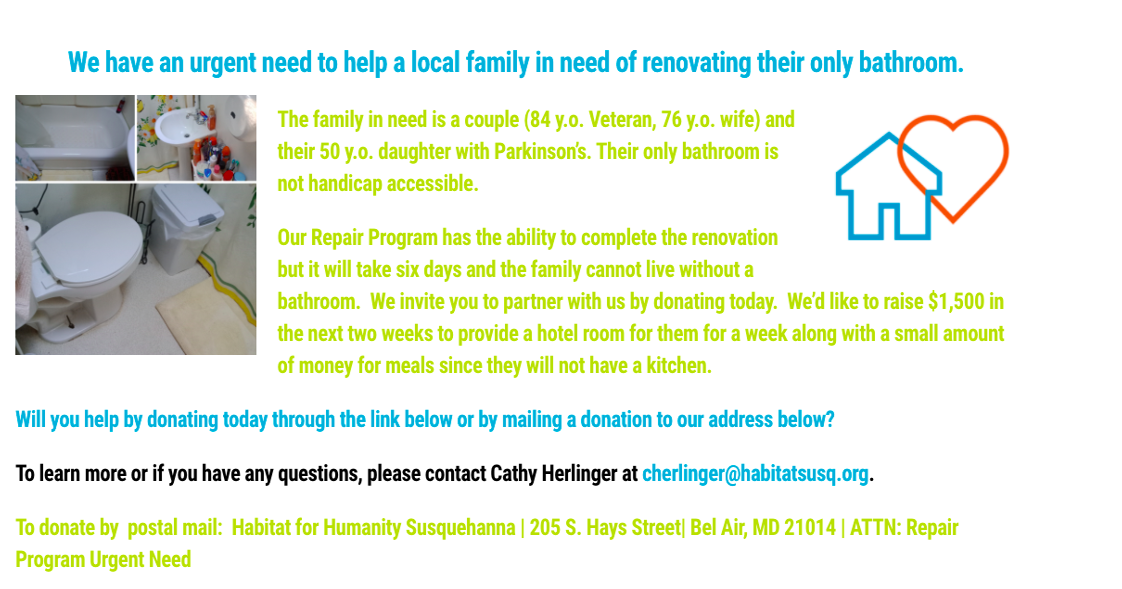 Elkton family needs help during Habitat for Humanity renovation Local