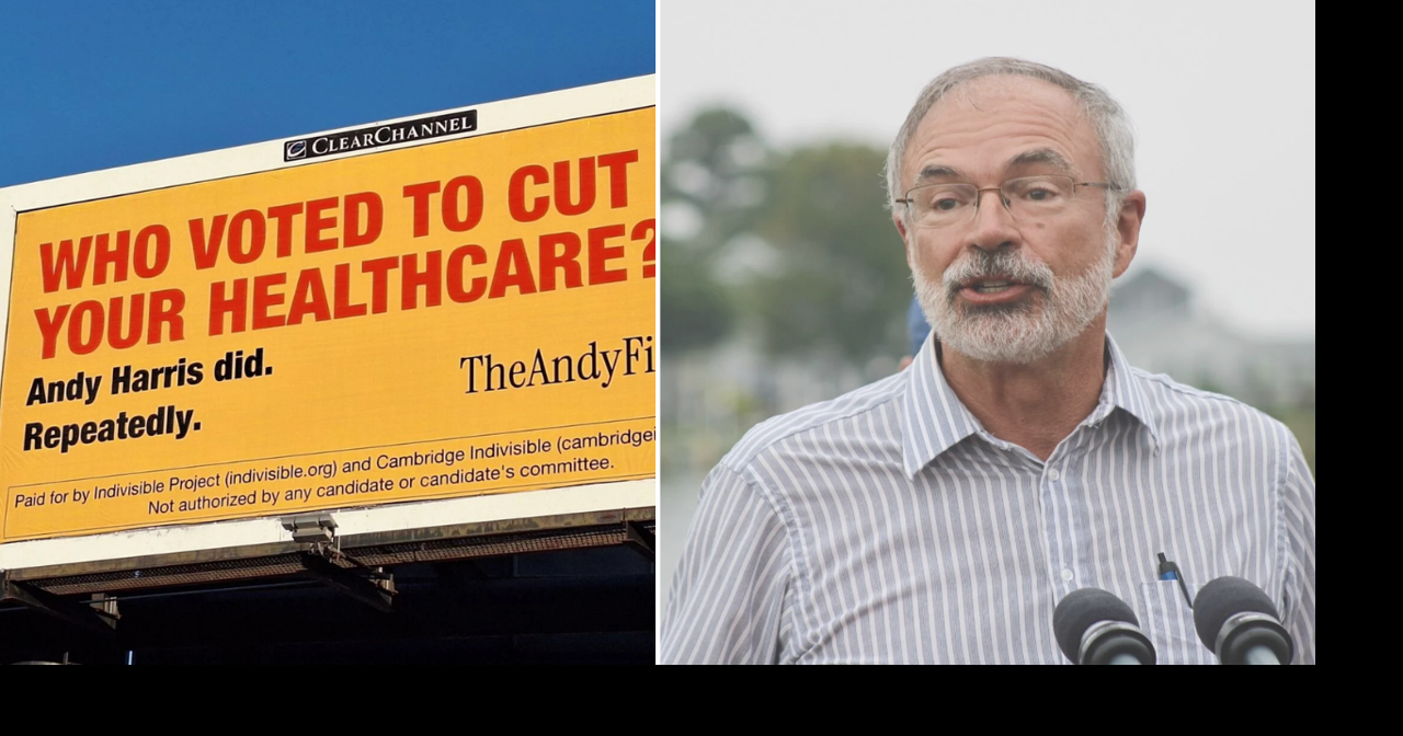 Cambridge group erects anti-Andy Harris billboards; Harris says claims are 'dishonest'