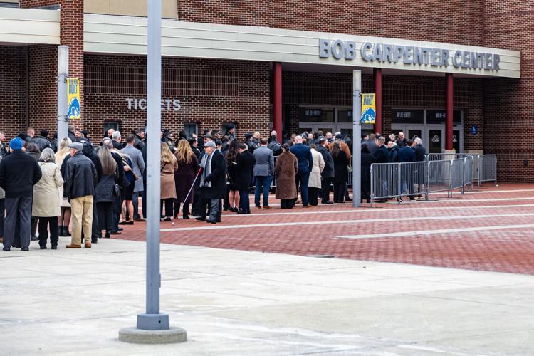Fallen Delaware trooper receives a hero’s farewell at the Bob Carpenter