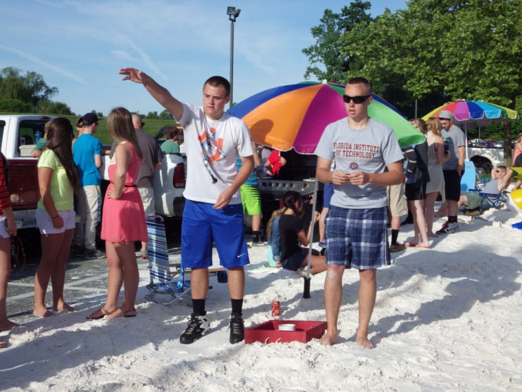 Rising Sun High senior class throws 'beach party' prank | Local News ...