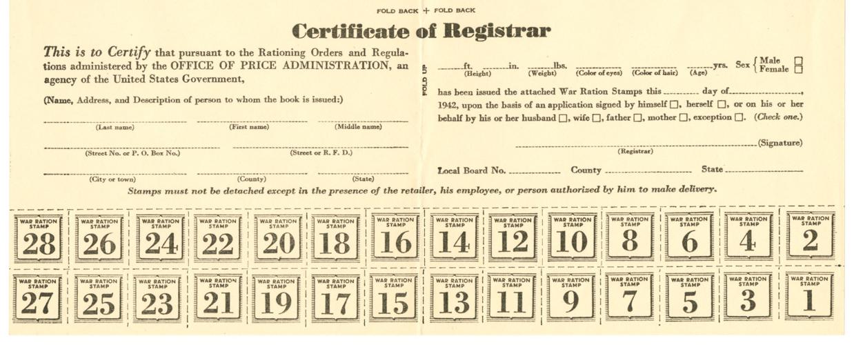 Sugar Ration Book Bittersweet memories of sugar rationing | Our Cecil | cecildaily.com