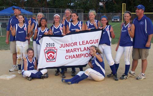 Maryland District 1 Little League Softball championship photos