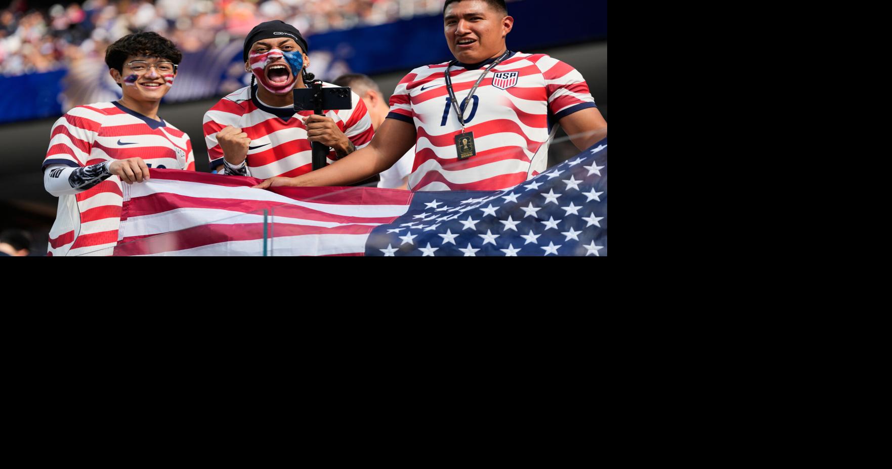 Roaring crowds in stars and stripes show up for the US team, and soccer's moment in their country