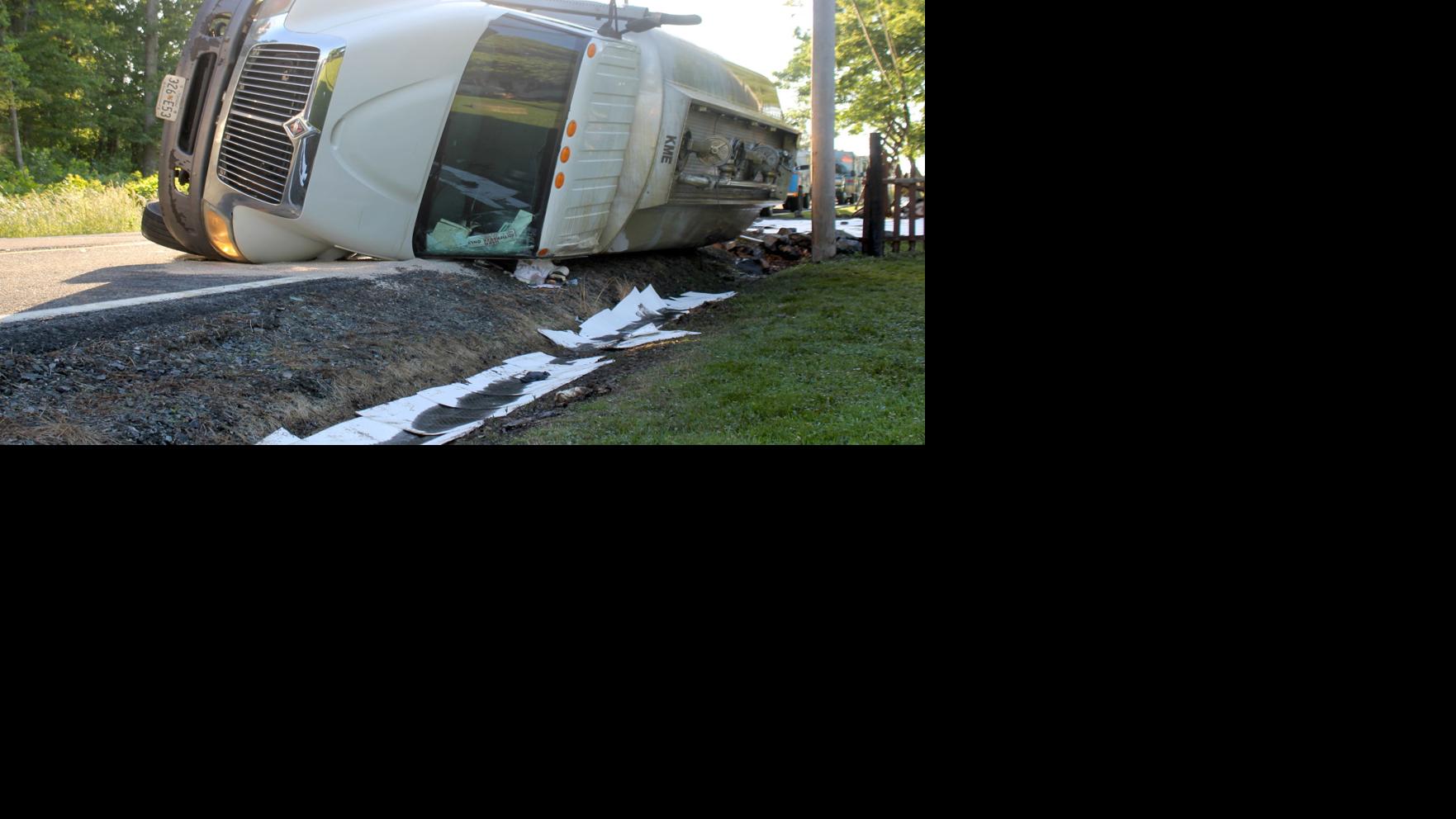 Fuel truck crash near Elkton causes oil spill Local News