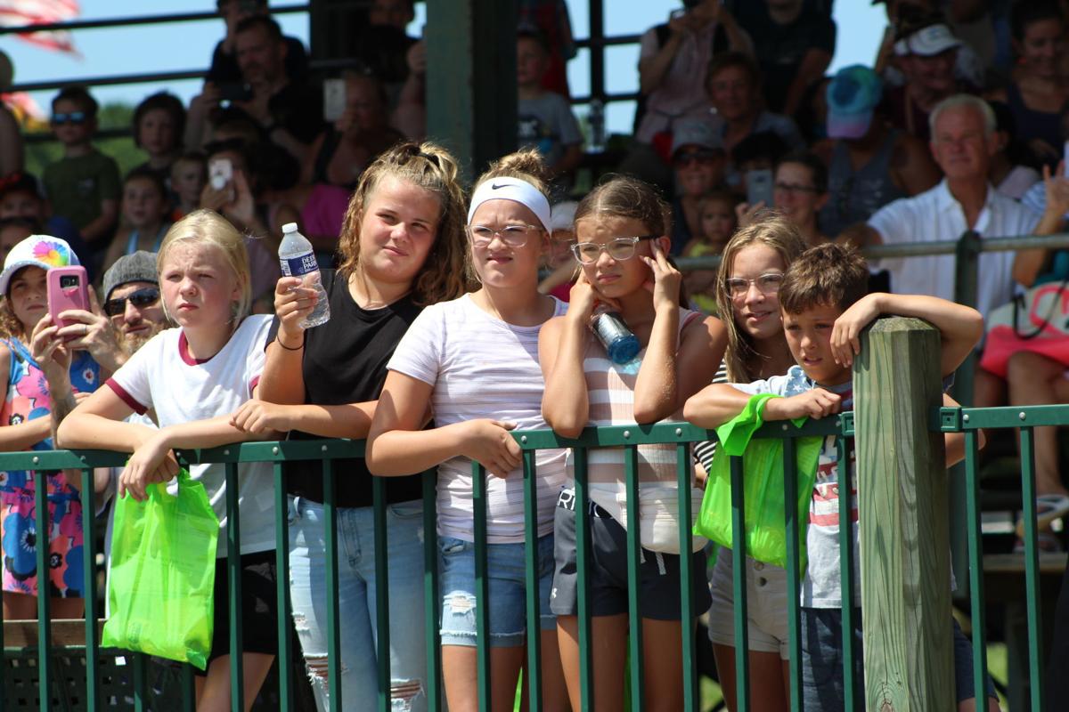 Big Bee transforms the fair crowd