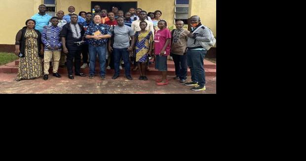 Donated tractor heading to Liberia - Vimarsana News