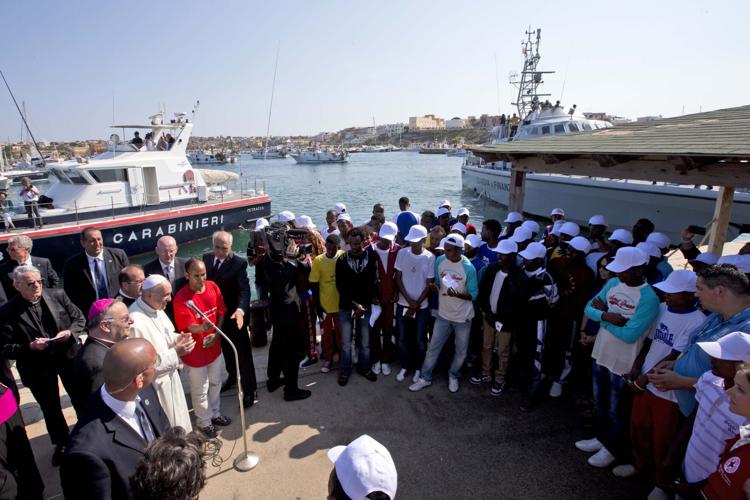 Pope Francis reached out to migrants and the LGBTQ+ community, but also
