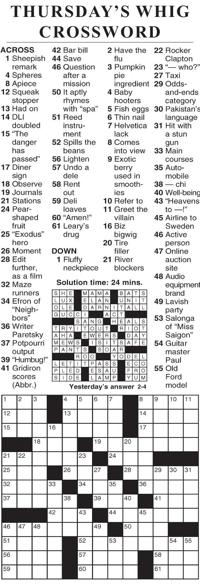 Crosswords Cecildaily Com