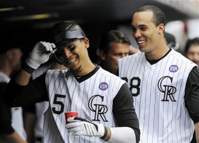 Carlos Gonzalez hits huge homer in win