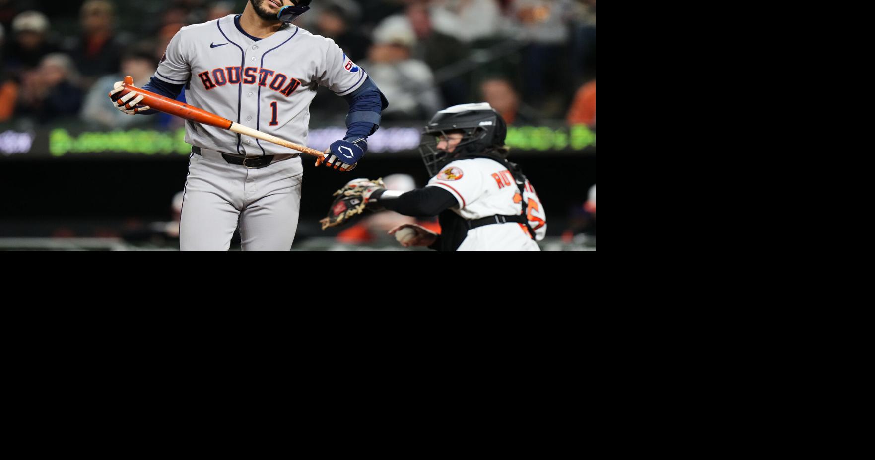 Astros dealt another late scratch as Carlos Correa sits with a left ankle injury