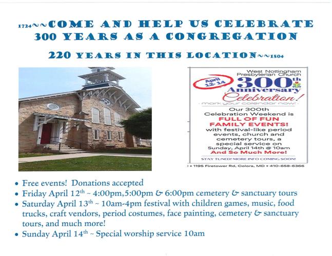 West Nottingham Presbyterian Church celebrates 300 | News | cecildaily.com