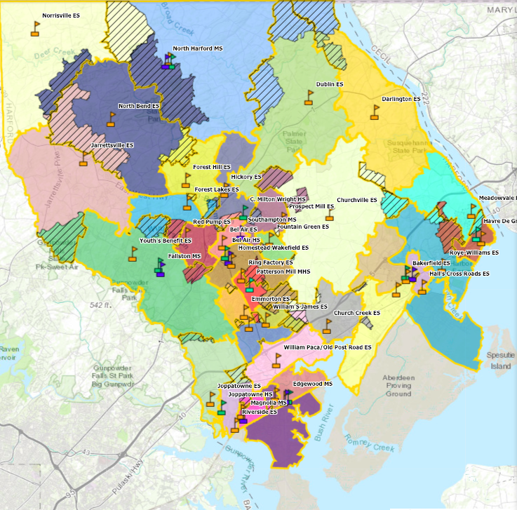 Harford County Md Zoning Map Parents Push Back On Proposed School Boundary Shifts | Cecilwhig |  Cecildaily.com