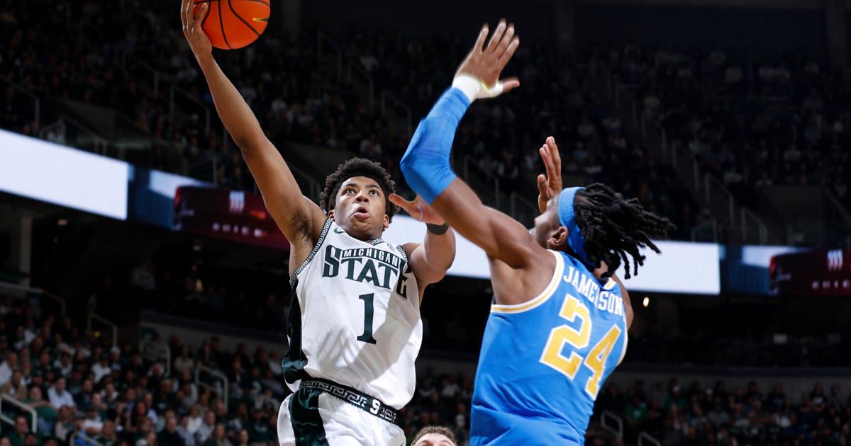 Jeremy Fears Jr. leads No. 15 Michigan State to 82-59 win over UCLA ...
