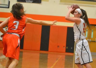 rising sun fallston loss cecildaily basketball girls teammate maddie defends foard tigers searches player while during right open