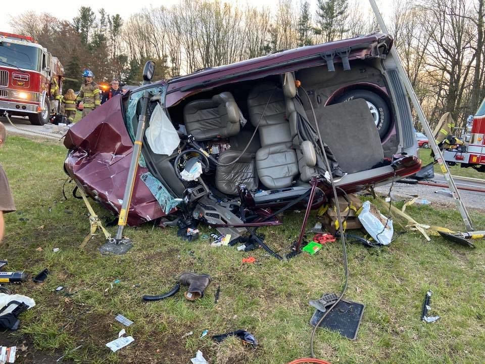 Two men critically injured in headon crash near North East Cecil