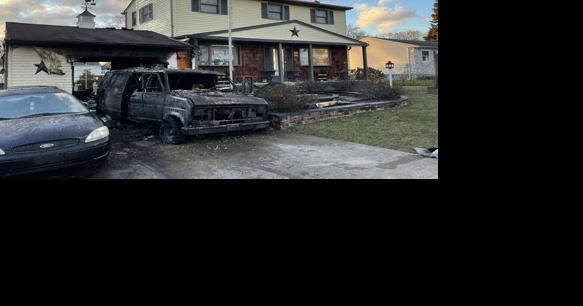 Van fire near Elkton destroys vehicle, damages garage - Vimarsana News