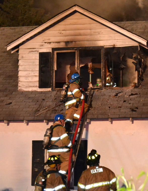 Vacant, burned buildings near in Elkton razed Local News