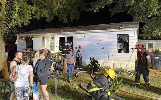 House fire near Port Deposit displaces four residents