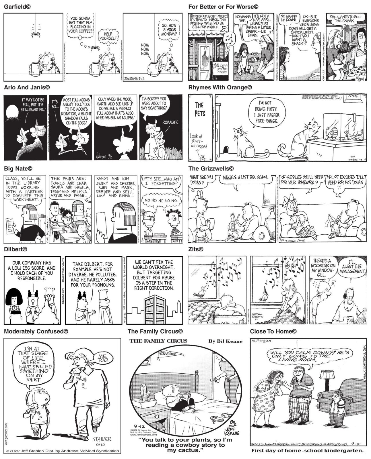 0912 comics | Comics | cecildaily.com