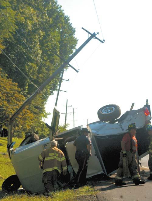 Driver Airlifted Out After Crash | News | Cecildaily.com