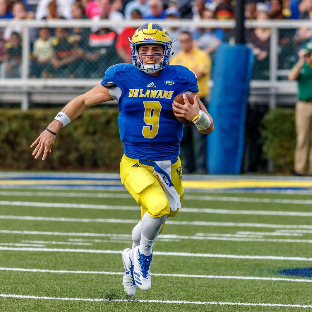 Blue Hens blank Tribe 17 0 in QB Caruso s first start Colleges