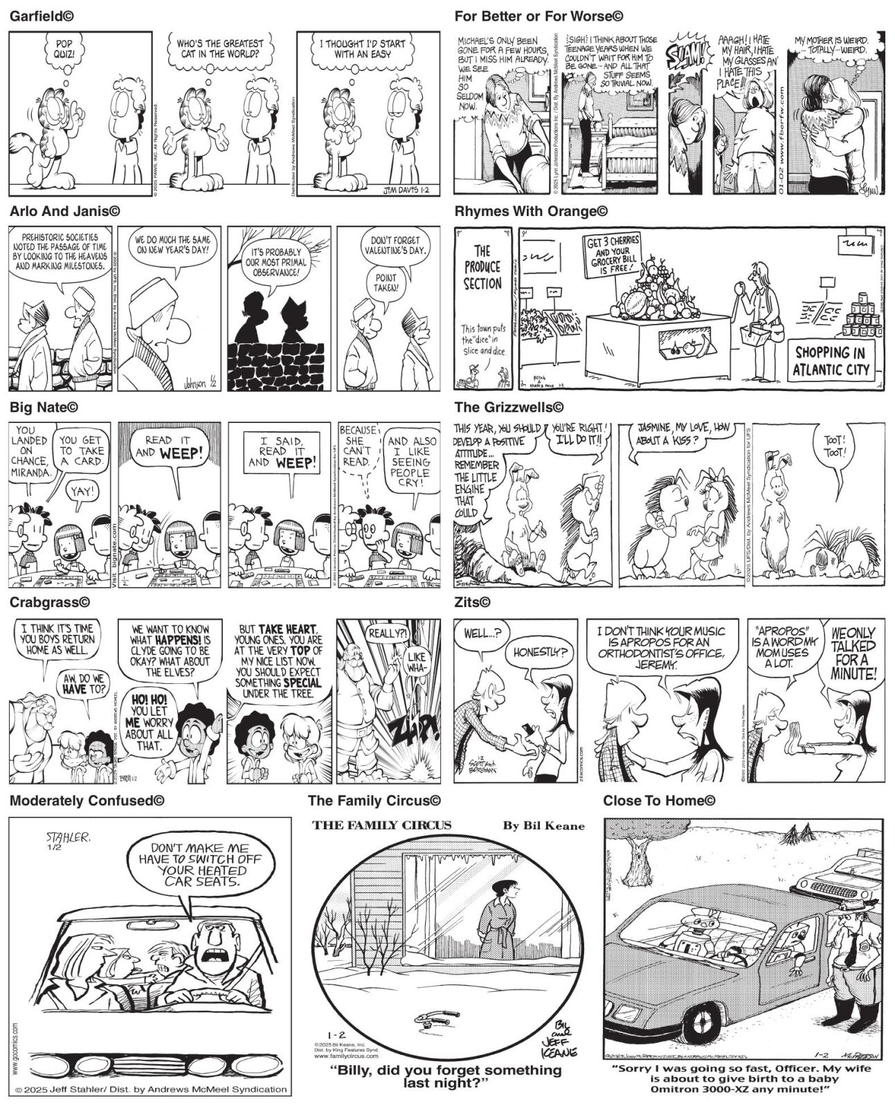 0102 comics | Comics | cecildaily.com