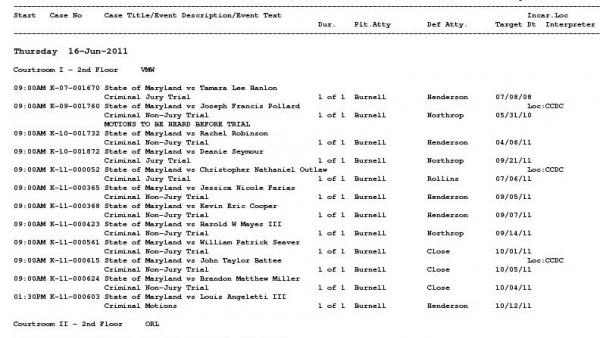 Thursday #39 s Court Docket Daily Docket cecildaily com Thursday #39 s Court Docket Daily Docket cecildaily com