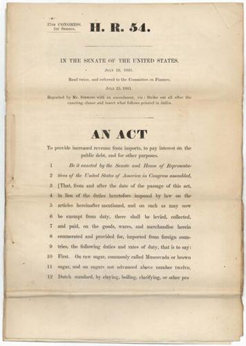 Revenue Act of 1861 Courtesy The National Archives.jpg