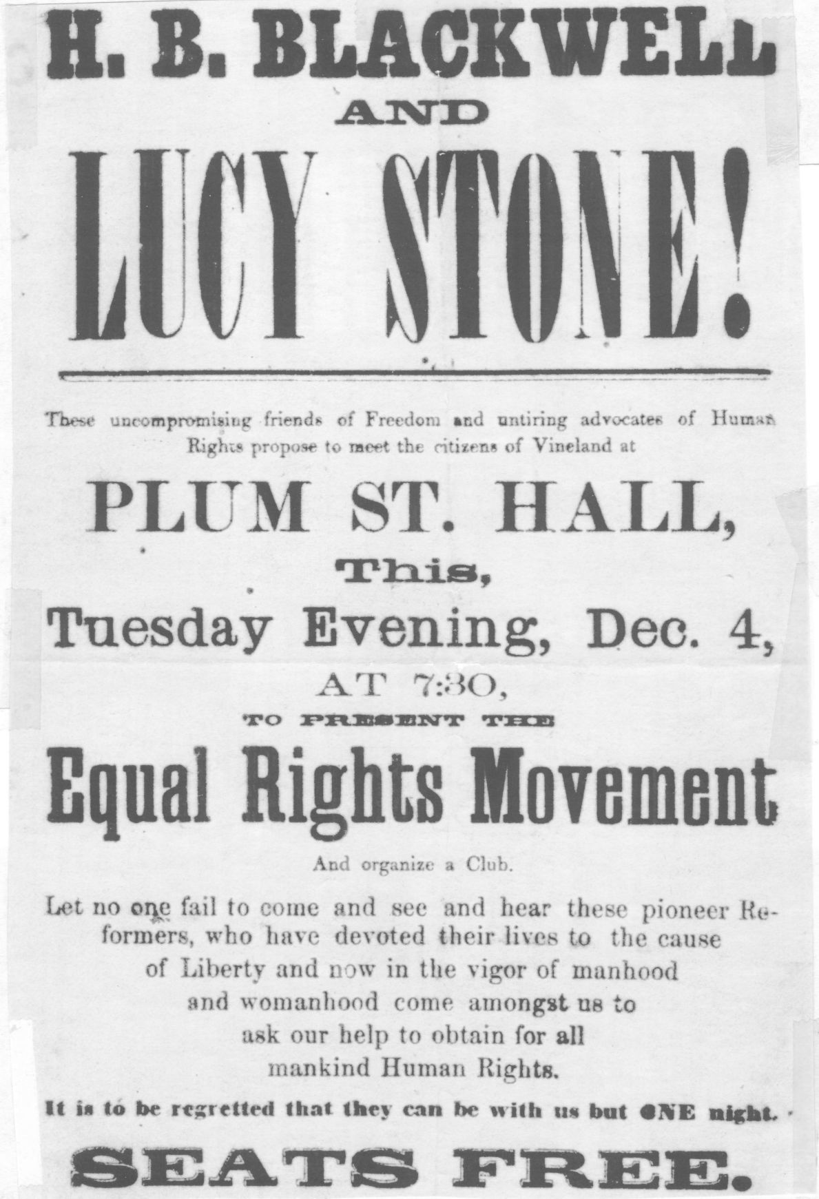 Image result for lucy stone orator poster