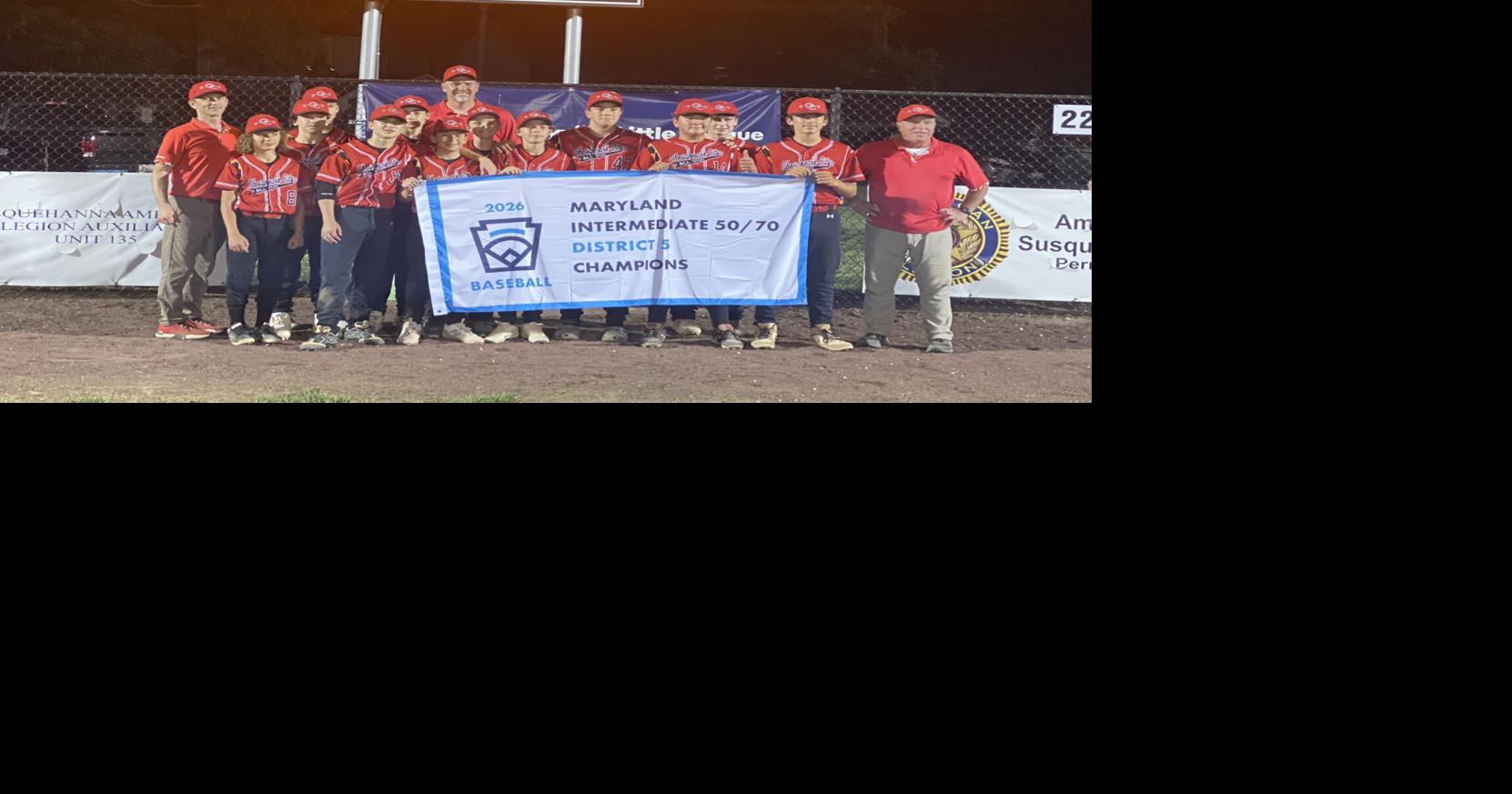 Chesapeake City 50/70 baseball all-stars win District 5 title