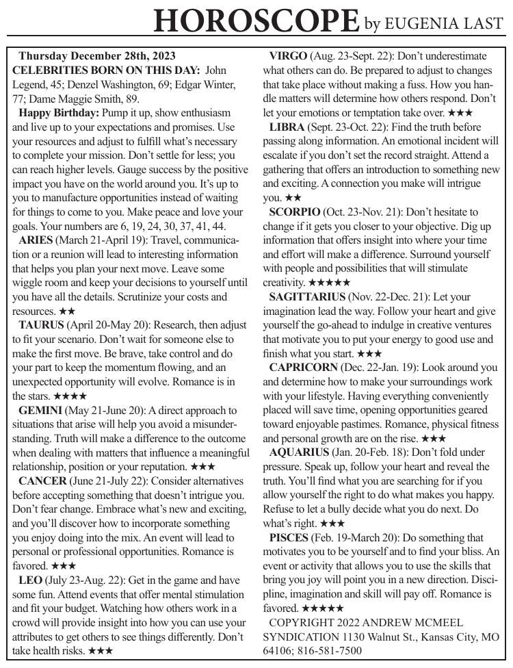 1228 horoscope Horoscopes