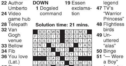 0410 crossword | Crosswords | cecildaily.com