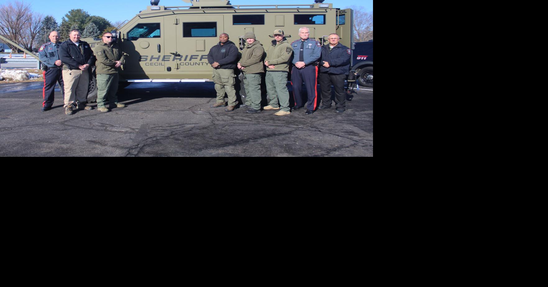 Armored rescue vehicle joins Cecil County Sheriff's Office's fleet ...