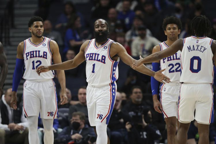 Get Joel Embiid and James Harden Sixers duo Shirt For Free