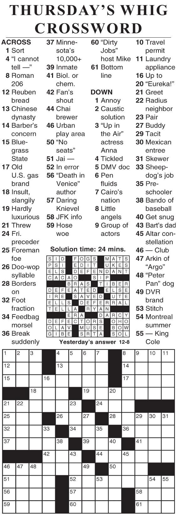 1208 crossword Crosswords cecildaily com