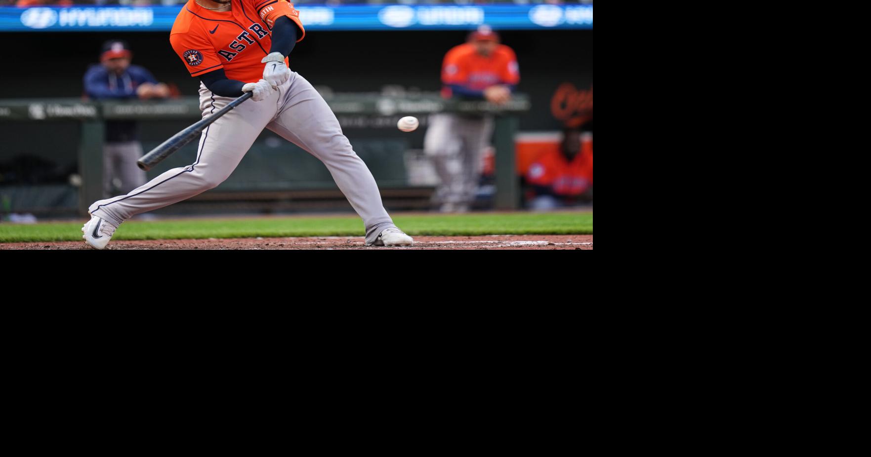 Astros scratch catcher Yainer Diaz with a left abdominal injury before start of Dodgers series